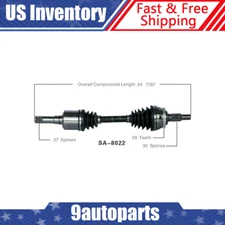 Fits 2002-2009 Saab 9-5 2005 2006 2007 2008 Front Left or Right CV Axle Shaft