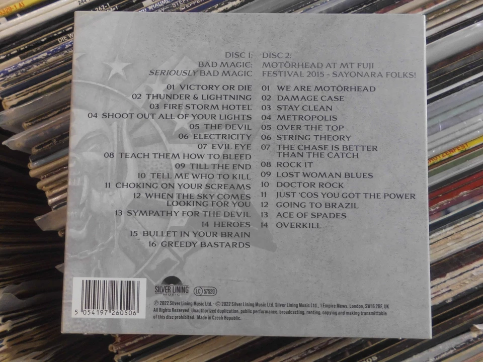 MOTÖRHEAD 2CD: BAD MAGIC: SERIOUSLY BAD MAGIC (EUROPE; SLM777P02; DIGIPAK) - Bild 4 von 4