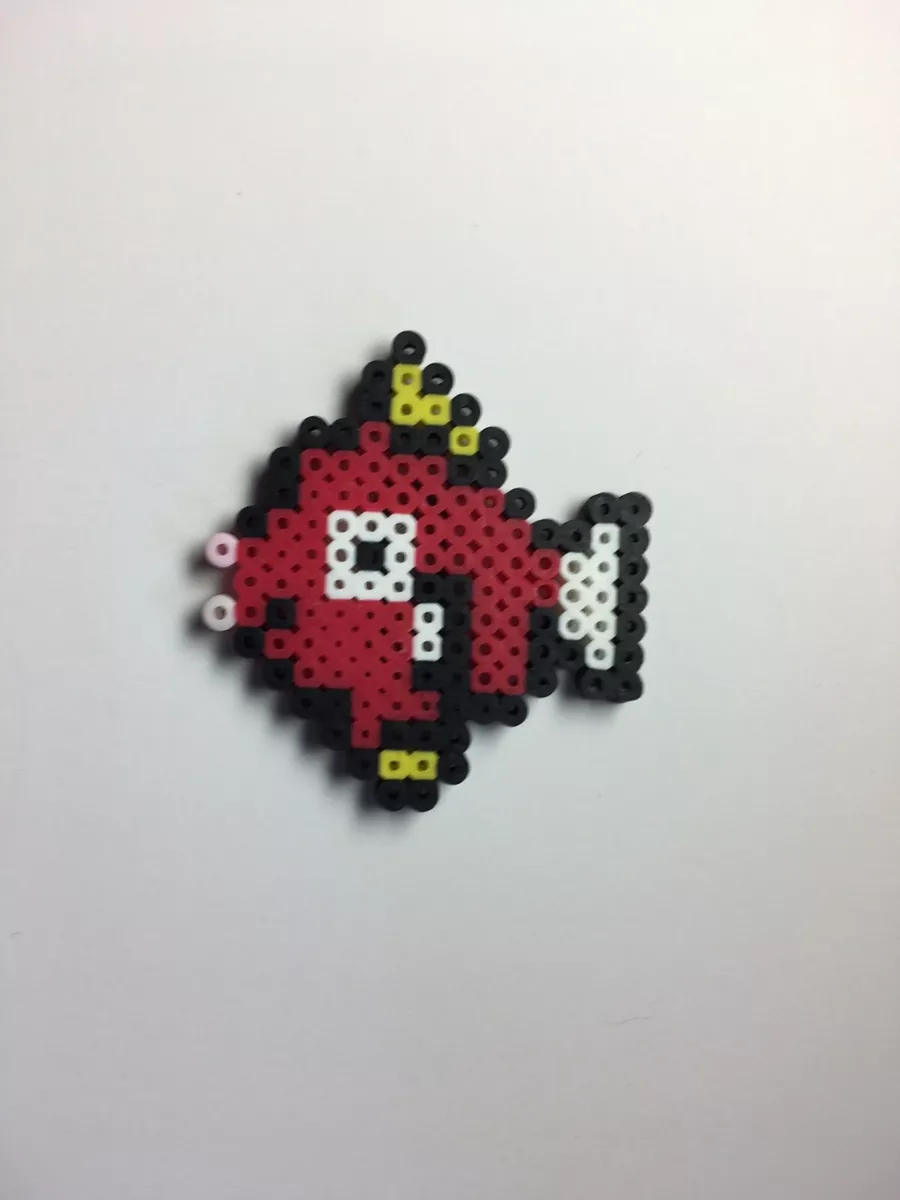 Pixel art retro 8 bit Poke Ball, from pokemon in 2023