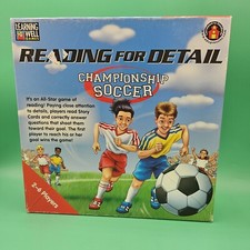 Reading For Detail CHAMPIONSHIP SOCCER Game Brand New Sealed Board Game Kids Toy