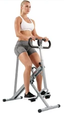 Sunny Health & Fitness Squat Assist Row-N-Ride Trainer for Glutes Workout with