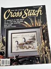 For The Love of Cross Stitch Sept 1991 Magazine 25 Projects Cross Stitch Pattern