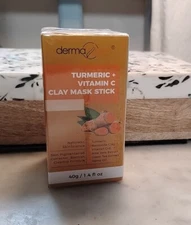 Turmeric Clay Mask Stick Acne Control Blackhead Pores Vitamin 1.4oz NIB