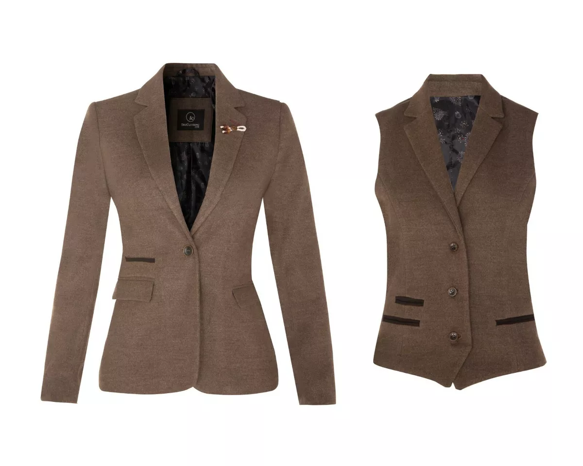 Ebay ladies tweed best sale jacket