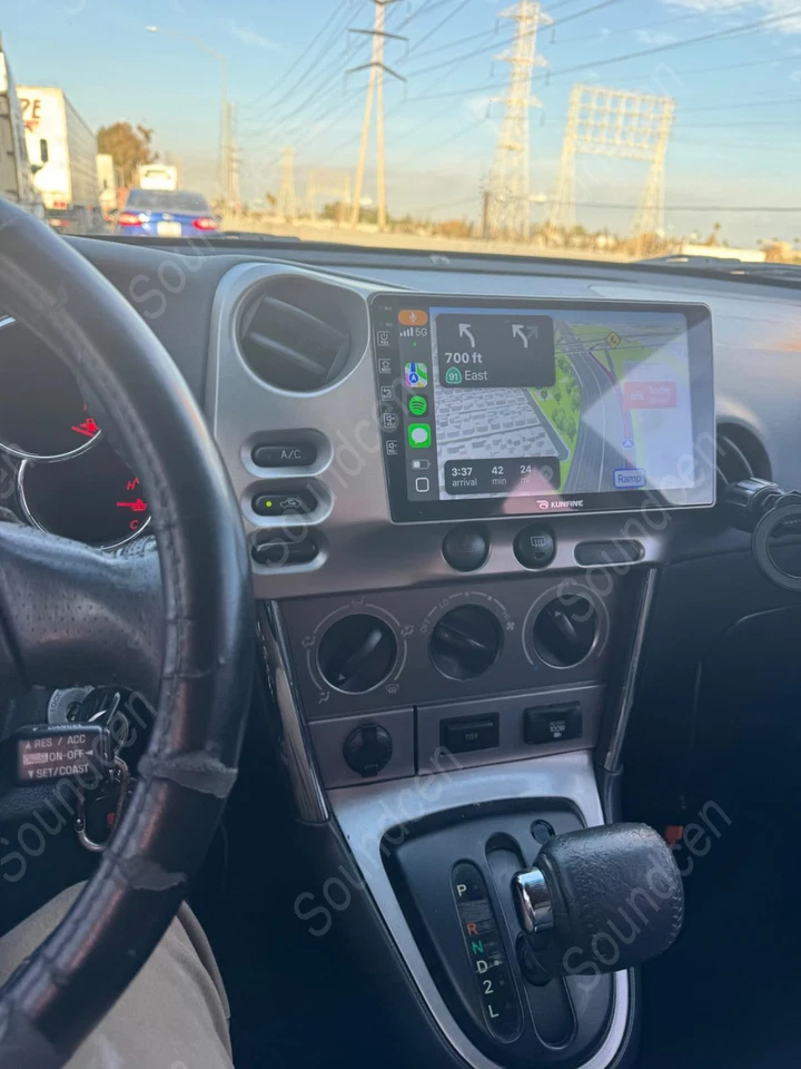 9" Car Stereo Radio GPS Fit For 2003-2004 Toyota Matrix Apple Carplay Android 13 - Imagem 3 de 4