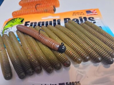 ENGULF BAITS ULTRA FINESSE NED RINGER - 2.75'' Ned Rig Bait-16 pack. $10 MIN. ORD