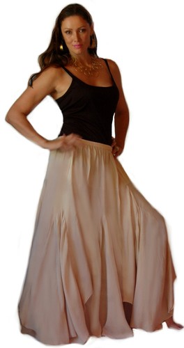pick color & size maxi skirt elastic waist rayon stunning l xl 1x 2x 3x 4x 5x 6x - Picture 4 of 19