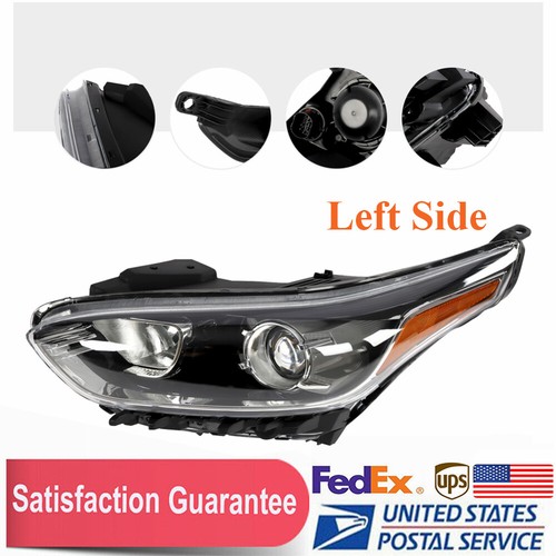Left Headlight For 2019 2020 2021 Kia Forte Driver Side Front Headlamp Halogen