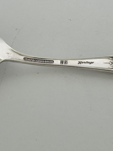 1 HERITAGE 1847 Rogers Bros Dessert Spoon, 6” International Silver Plate 1953 - Picture 4 of 4