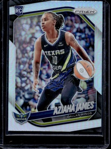 2025 Panini WNBA Prizm Aziaha James RC Silver Rookie #83 Wings