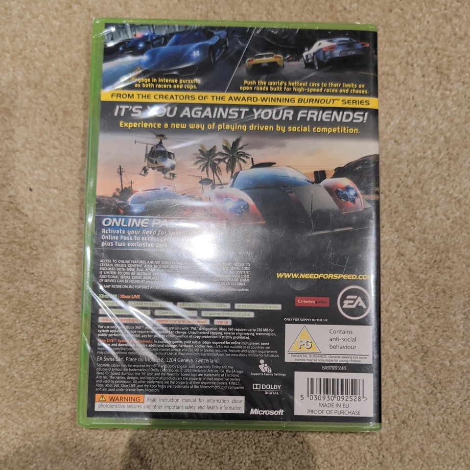 Need for Speed: Hot Pursuit - XBOX 360 - New And Sealed PAL - Image 2 of 4