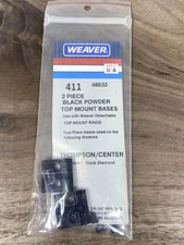 Weaver Top Mount Aluminum Scope Base One Piece For T/C Top Mount 411 Black 48632
