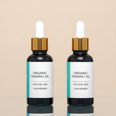 Langpain Tamanu Oil 1.01oz 2pcs Cold-Pressed 100% Pure Soothing Moisturizer