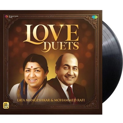 LOVE DUETS LATA MANGESHKAR AND MOHAMMED RAFI - NEW LP VINYL RECORD (180 G)