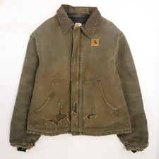 Vintage Carhartt Canvas Work Jacket Size 2XL Tall J22 CHT