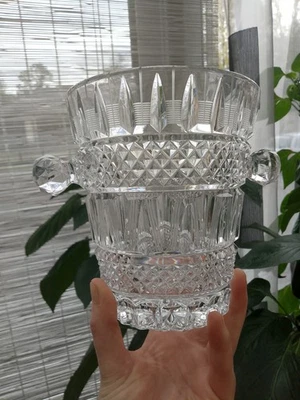 Seau À Glaçons Cristal Taillé Diamant - Photo 1/4