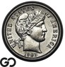1903 Barber Dime, Better Date, Flashy Choice BU Philadelphia Barber Dime