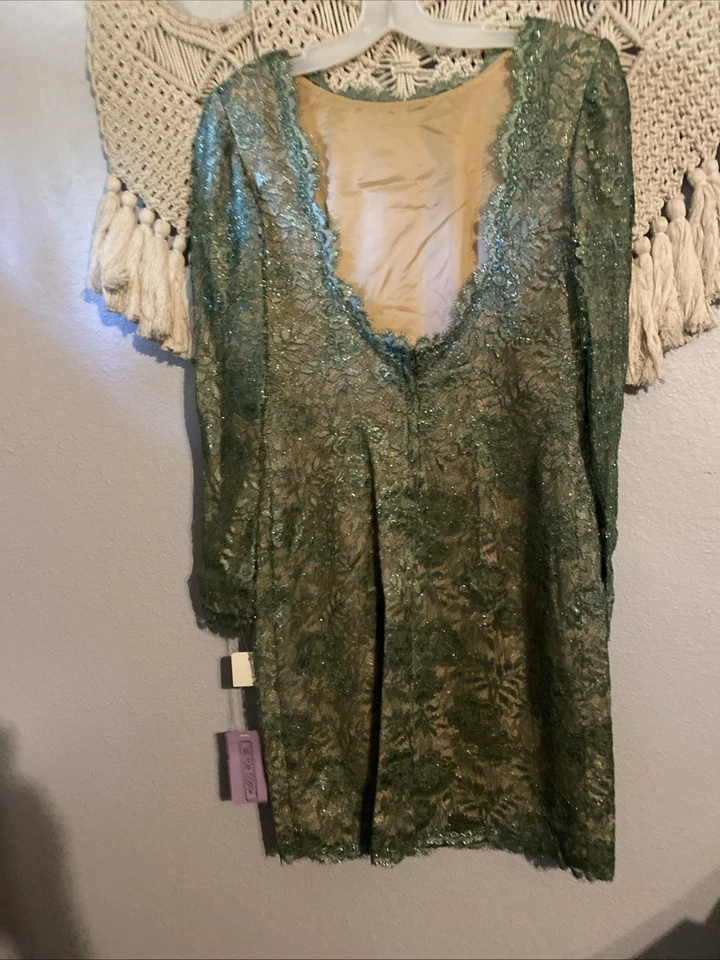 Винтажное платье Victor Costa размер 8 - Изображение 2 из 4