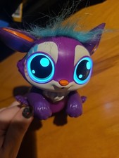 Mattel Lil' Gleemerz LOOMUR Purple WhiteTalking Light Up Interactive Animal