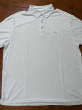 Tommy Bahama Island Zone Polo Shirt Men s Size XL Beige/Cream