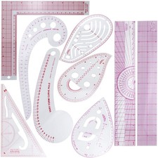 French Metric Ruler, 9 Styles Sew Curve Metric Shaped Ruler Measure Dressmaki...
