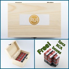 RCA Storage Wooden Box for Vacuum Tube free tube boxes for 7N7 7C5 6SN7 6EM7 6J7