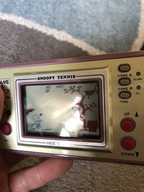 Nintendo Game & Watch SNOOPY TENNIS SP-30 1982 Japan *TESTED, GOOD CONDITION *