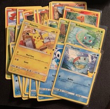 Full Set Pokemon Cards 25 McDonalds 2021 Non Holo Promo 25th Anniversary NM-Mint
