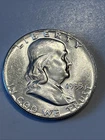 1955 50C Franklin Half Dollar BU