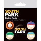SOUTH PARK FACES 5 PACK OF BADGES NEW 100% OFFICIAL LICENSED MERCHANDISE