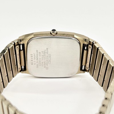 N MINT] SEIKO Dolce 9531-5140 Gold Tungsten Square Quartz Men's