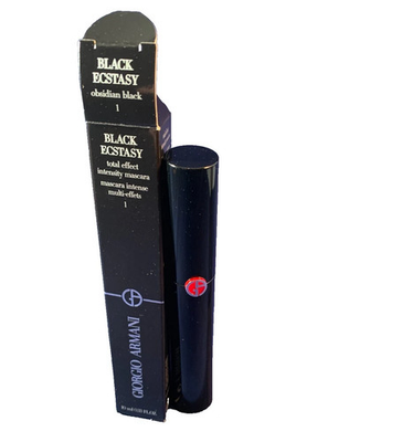 #ad Giorgio Armani Black Ecstasy Total Effect Intensity Mascara Obsidian Black 1 NEW $24.99