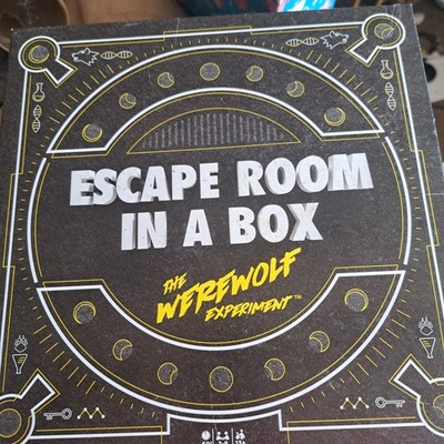 Escape Room in a Box, Der Werwolf Experiment Puzzle Rätsel Schlösser Rätsel Gehirn