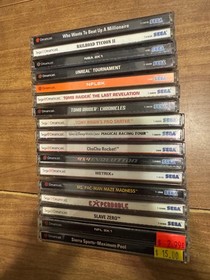 Sega Dreamcast lot of 16 CIB video games + 1 case/manual only NICE TITLES RPG +
