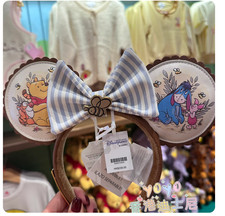 Disney Store 2026 Winnie The Pooh ear Leather headband Hongkong Disney Authentic
