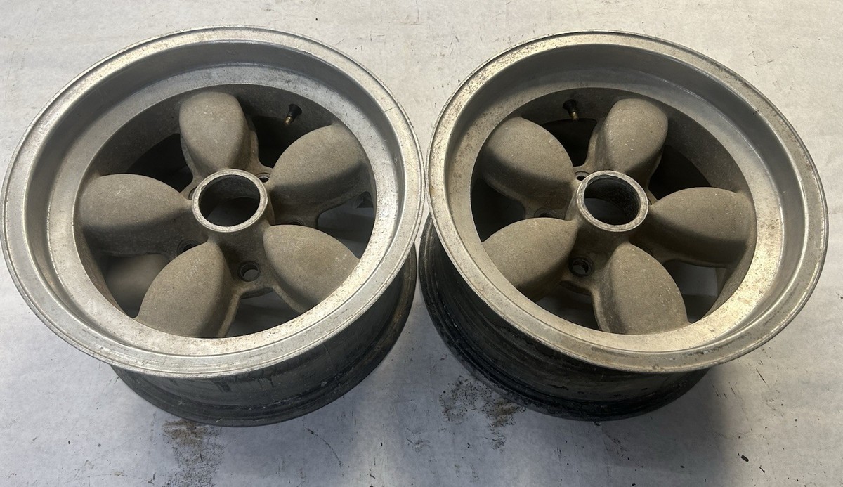 Vintage 15x7 Daisy S-200 Aluminum Mag Wheels Coke Bottle Chevy GM
