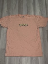 RIPNDIP Pink Cat Graphic Print Short Sleeve Crew Neck T-Shirt Size L