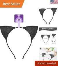 Soft Stylish Cat Ears Headband - Ideal for Costume Parties Photo Shoots