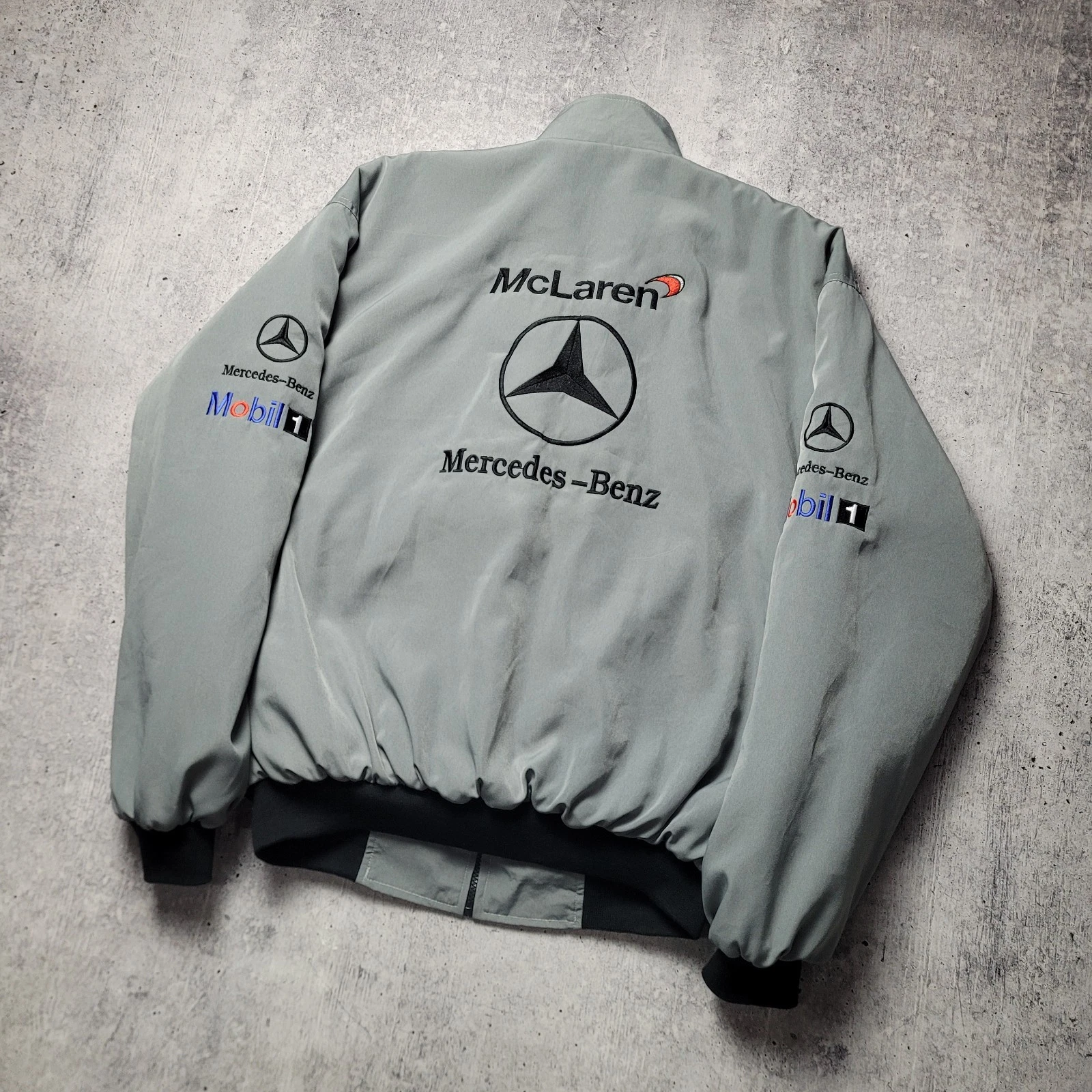 Vintage Mercedes-Benz F1 Team Mclaren Racing Jacket Mens Size 2XL image 1