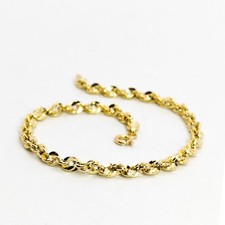 Bracciale oro 18 kt uomo/donna 18 carati 750/1000 gioiello unisex elegante