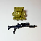 GI Joe Tunnel Rat 1987 v1 *RIFLE BACKPACK ACCESSORY SET, Combined Ship!* Vintage