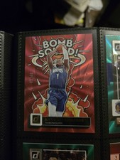 Donruss Anthony Edwards Bomb Squad Timberwolves Serial Numbered Insert Card