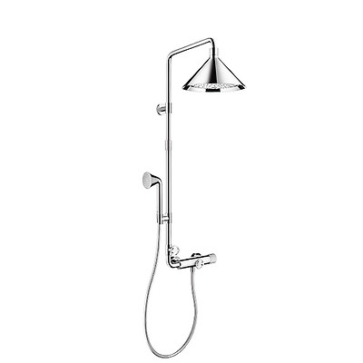 HANSGROHE AXOR RAINDANCE SHOWERPIPE THERMOSTAT 2JET KOPFBRAUSE FRONT 26020000