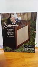 CARR GUITAR AMPLIFIERS RAMBLER 2012 PRINT AD 11 X 8.5   /A2