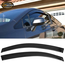 Fits 12-15 Honda Civic Coupe Window Visors Rain Sun Guard Vent 2 Pieces Set