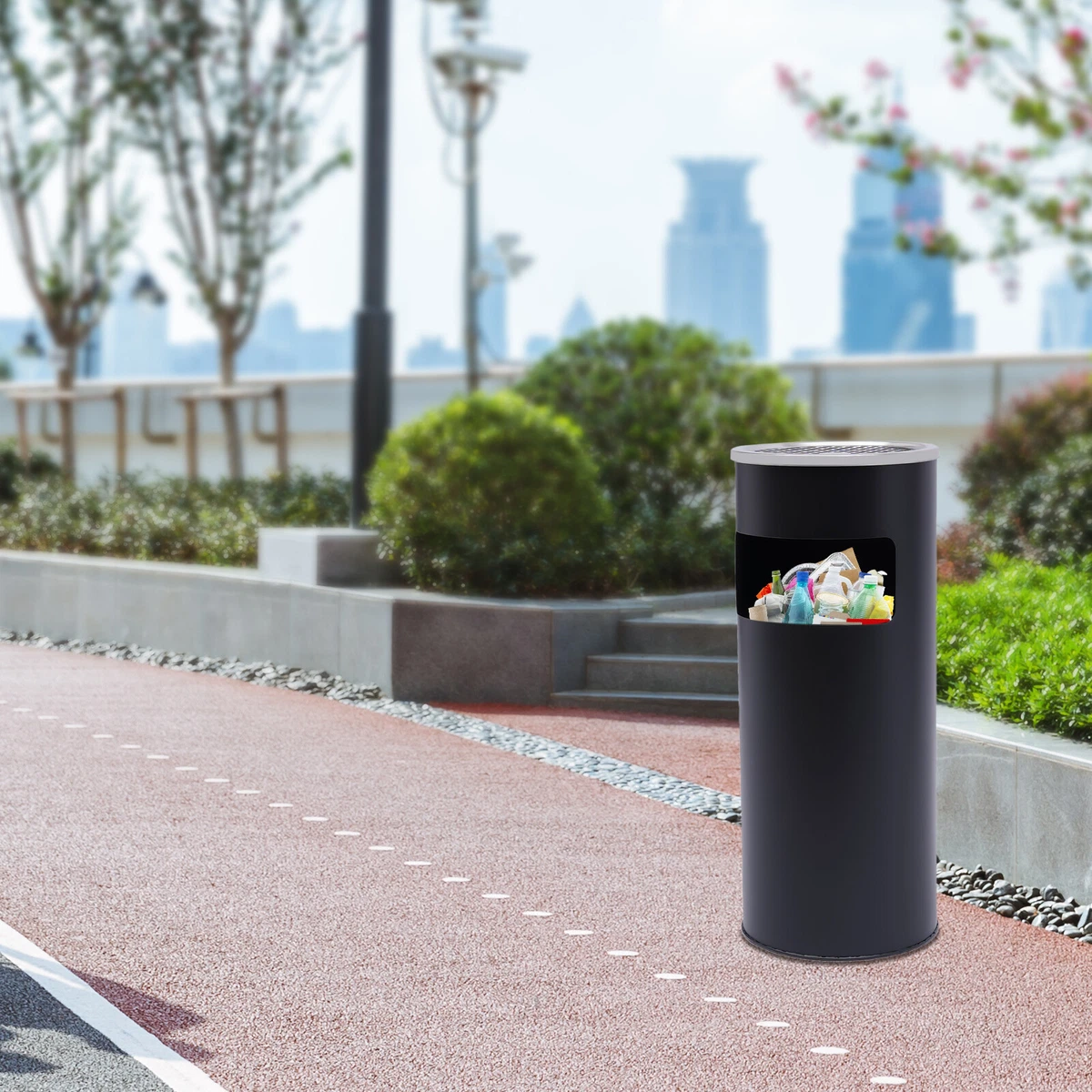 Manuelle Müllpresse Für 240L Tonnen - Müllverdichter Für Garten & Haushalt