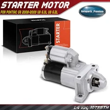 Starter Motor for Pontiac G8 2008-2009 V8 6.0L V8 6.2L 1.4KW/12V CW 10T 92202964