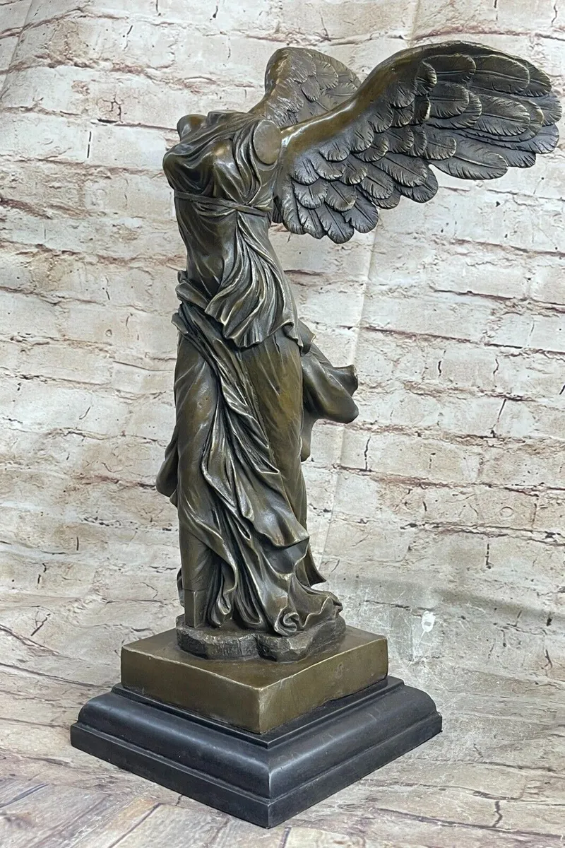 Bronze Classic Nike Winged Victory of Samothrace Statue Figurine | eBay