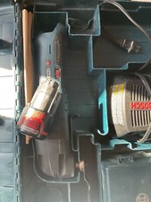 Bosch PS50 12V Max Multi-X Oscillating Tool Set w/Battery Charger Case Discs VG
