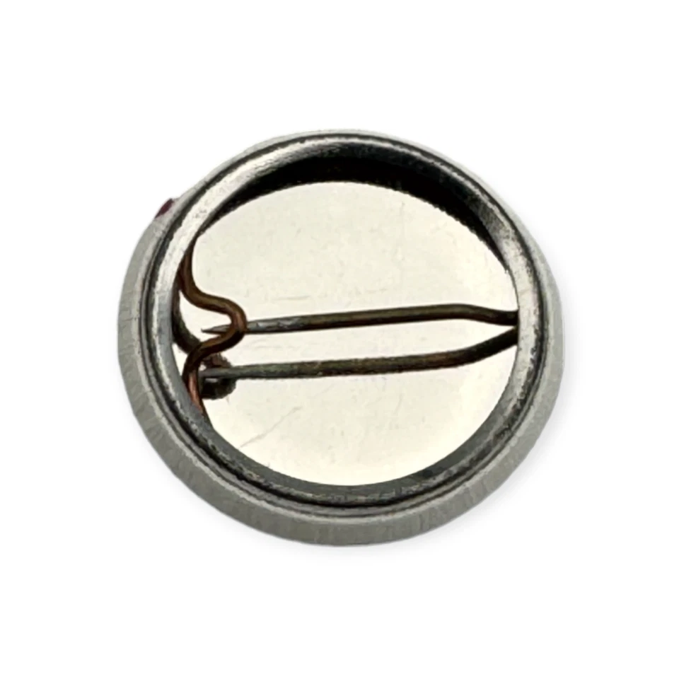 Broches prendedores Coach vintage estampados estrella amapola esmalte rosa multicolor raros Foto 3 de 3